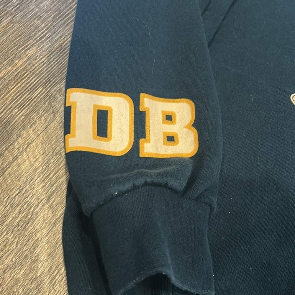✌️Rare Dutch Bros Navy w/Gold Oversized Crewneck - Picture 3 of 9